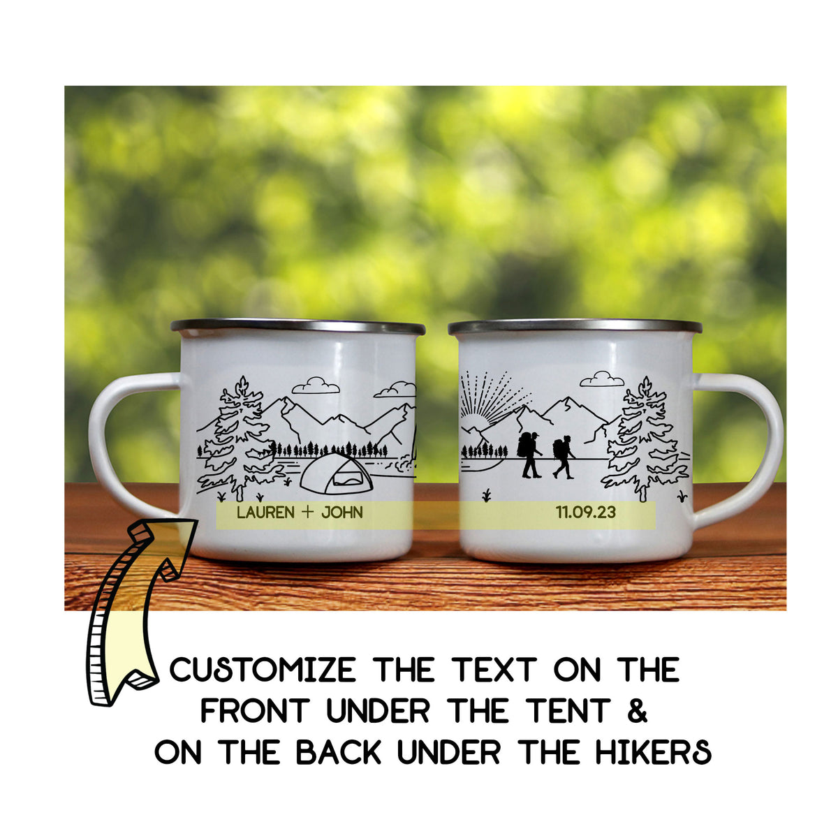 Hiking in the Great Outdoors Mug