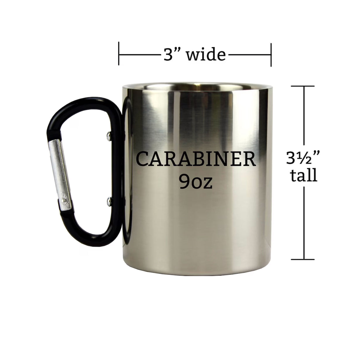 Backpacking Carabiner Mug